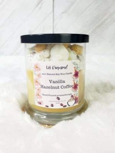 Vanilla & Hazelnut Coffee Whipped Natural Soy Wax Candle - Picture 1 of 10