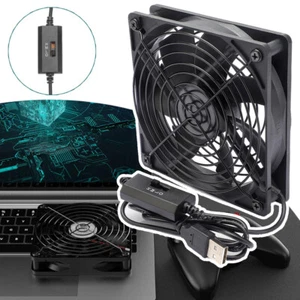 5V Computer Gehäuselüfter USB Einstellbare PC Ventilator Tragbare Lüfter Kühler - Bild 1 von 12