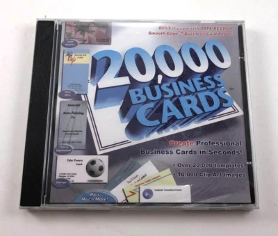 Business Card Creator: 20,000 Business Cards for PC WIN 95/98 - Image 1 of 2
