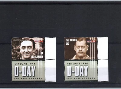 Gambia 2004 SG4659/4662 60th Anniversary of D-Day Landings MNH 4 Values - Image 1 of 4