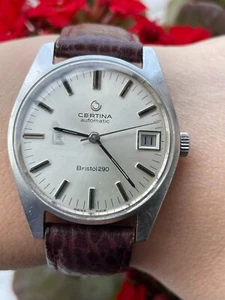 CERTINA BRISTOL 290 WATCH AUTOMATIC CAL.25-651 MENS 34.5mm SWISS JUST SERVICED - Picture 1 of 12