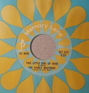 Everly Brothers, The ‎– This Little Girl Of Mine / Should We Tell Him (M-) - Picture 1 of 2