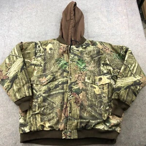 RedHead Hoodie Mens 2XL Camo Snap Front Mossy Oak Break Up Hunting Hood * - Picture 1 of 13