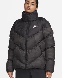 Nike Sportswear Women’s Therma FIT Loose Puffer Jacket Size XLT Black FB8788 010 - Picture 1 of 4