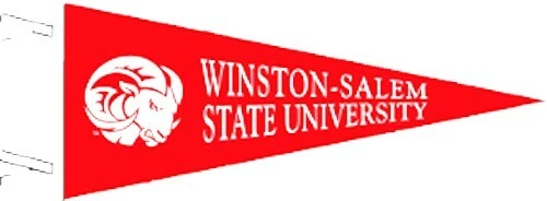 Banderín de fieltro de lana Winston-Salem State University - 9 x 24 Foto 1 de 1