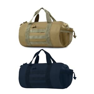 Heavyweight Cotton Canvas Duffle Bag Sports Gym Shoulder & Carry Bag 15"x8"x8"