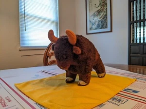 Dakin Vintage 1975 Buffalo Bison Plush Pillow Pets Brown 1970s Stuffed Animal - Picture 1 of 11