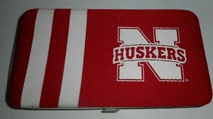 New NCAA Shell Mesh Wallet Nebraska Huskers Red Cornhuskers Purse With Tags - Picture 1 of 6
