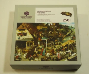 Netherlandish Proverbs Wentworth Wooden Jigsaw Puzzle(250 pieces) by Brueghel - Picture 1 of 9