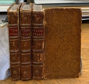 1652 Operum Ovid (+ Metamorphoses) Complete Set House of Elzevir Imprint - Bild 1 von 16