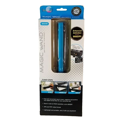 VuPoint Magic Wand PDS-ST415-VPS Handheld Scanner New Open Box Blue - Image 1 of 4