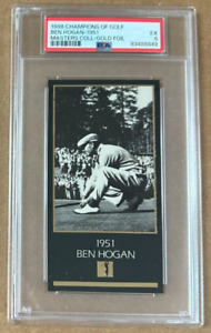 1998 Champions Of Golf Masters Collection Ben Hogan 1951 Gold Foil PSA 5