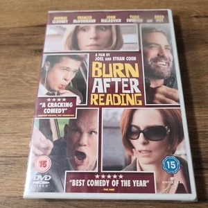 Burn After Reading DVD NEW SEALED Comedy George Clooney/Brad Pitt/John Malkovich - Picture 1 of 6
