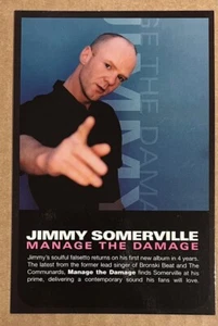 Jimmy Somerville [Bronski Beat] - Administrar el daño RARA postal promocional '00 - Imagen 1 de 2