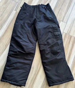 Arctic Quest Black Cargo Lined Snow Pants Adult Size SMALL - Picture 1 of 7