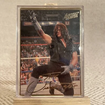 1994 Action Packed WWF Prototype Undertaker #2 - Gold Foil Rare - Image 1 of 2