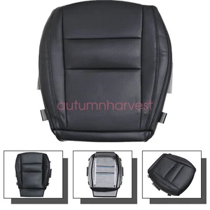 For 2011-2016 Jeep Grand Cherokee Front Driver Bottom Leather Seat Cover Black - Picture 1 of 18