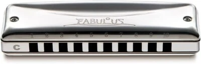 SUZUKI F-20J A Key FABULOUS 10 hole Diatonic Harmonica musical instrument NEW - Image 1 of 4