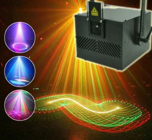 3W 5W ILDA Full color RGB 3D animation laser light Xmas Club Bar stage lighting - Picture 1 of 12