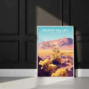 Death Valley Art National Park Poster Printable Travel Art - Picture 1 of 4