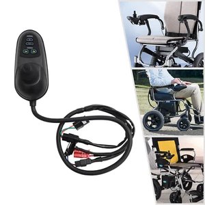 4 Schlüssel Elektrorollstuhl Controller Joystick Wasserdicht Teil Zubehör - Bild 1 von 14