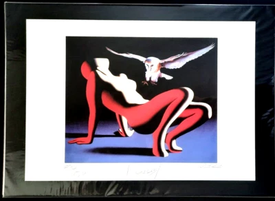 Mark Kostabi - 70x50 cm  Limitiert - 36/50 mit einem hochwertigen Passepartout - Bild 1 von 4