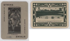 2005 Donruss Throwback Threads Strike Short 3 Base Hit /65 George Brett HOF