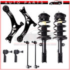 For 03-08 Toyota Matrix / Pontiac Vibe Front Struts & Lower Control Arms Tie Rod Toyota Matrix