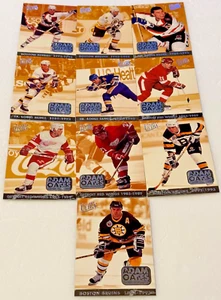 Juego completo de 10 tarjetas de inserción Fleer Ultra Ice Hockey ADAM OATES 1993-94 Highlights - Imagen 1 de 2