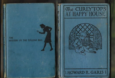 The Curly Tops at Happy House 1931 + Mystery of the Tolling Bell 1946 2 hc books Foto 1 de 4