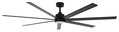 Eco friendly Ceiling fan LED Light Atlanta Black 72" DC Ceiling fan with Remote - Image 1 of 4