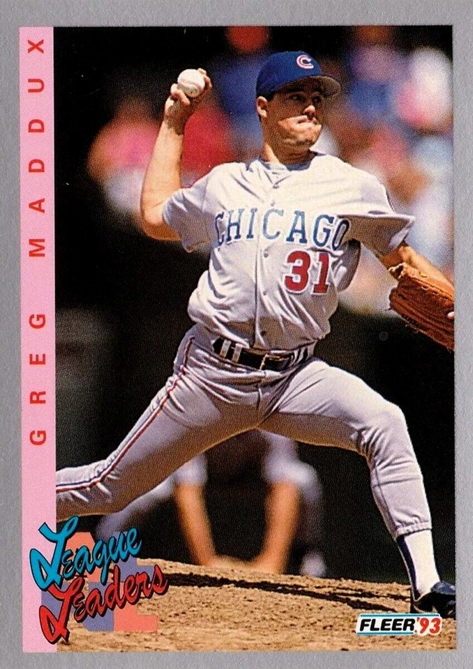1993 Fleer #707 Greg Maddux HOF - Image 1 of 1
