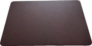 Base de escritorio 40x60 cm cuero auténtico vintage marrón - Imagen 1 de 5