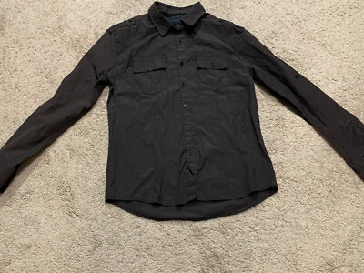 Sovereign Code Mens Button Down Shirt Size Large Brown Cargo Pockets Casual - Image 1 of 4