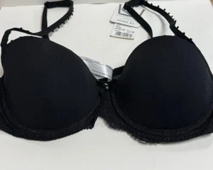 Marie Jo Pearl Padded Bra Balcony, Black, 34B, New - Picture 1 of 5