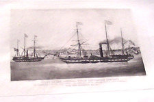 RARE W.J. Huggins "Genral Steam Navigation" Engraved by E.Duncan Pub.London 1842