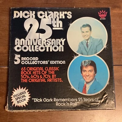 Dick Clark's 25th Anniversary Collection 5-Record Collector’s Edition (Vinyl) Foto 1 de 4
