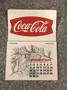 NEW 2020 Red fishtail Coke dash calendar - Picture 1 of 1