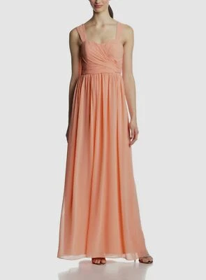 Vestido largo de gasa Bailey sin mangas plisado rosa para mujer $450 Donna Morgan 16 Foto 1 de 2