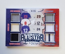 2020 Leaf ITG In The Game Used All Time All Star Ballot Ryne Sandberg Joe Morgan