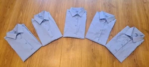 Girls M&S blue Short Sleeved school shirts Age 13-14 Years - Picture 1 of 5