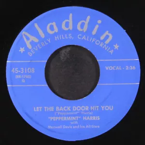 PEPPERMINT HARRIS: p.h. blues / let the back door hit you ALADDIN 7" Single - Picture 1 of 2