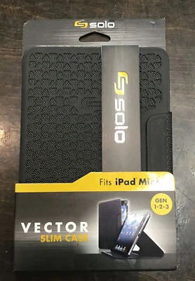 Solo Vector Slim Case for iPad Mini, Vinyl Tablet Case - Image 1 of 2