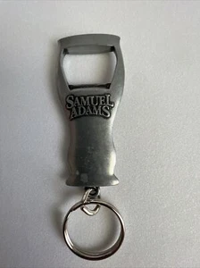 SAMUEL ADAMS BEER BOTTLE OPENER KEY CHAIN METAL - Picture 1 of 8
