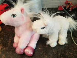 Webkinz Unicorn & Pink Pony No Code - Picture 1 of 7