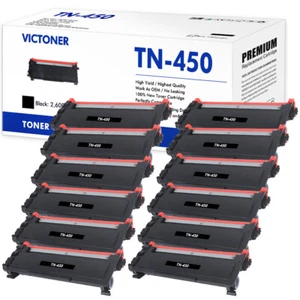 Tóner 12PK TN450 compatible con Brother MFC- 2270dw HL-2240 HL-2280DW - Imagen 1 de 7