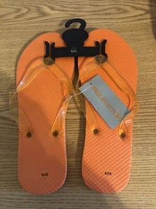 Aqua Stop XL Girls 4-5 Flipflops Sandals Shoes Orange (apt-1058) - Picture 1 of 3