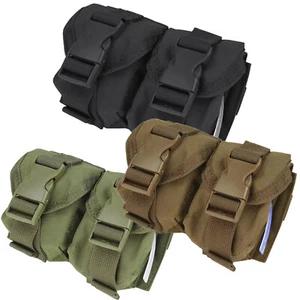 Tactical MOLLE Modular Doble Fragmentación Granada Multiusos Bolsa Herramientas Bolsa de Almacenamiento - Imagen 1 de 15
