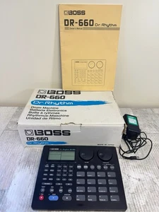 BOSS DR-660 Dr Rhythm Drum Machine with Power Supply, Manual, & Box - Tested - Picture 1 of 8