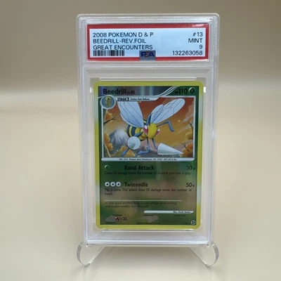2008 Pokemon Great Encounters Beedrill Reverse Holo 13/106 PSA 9 - Image 1 of 4